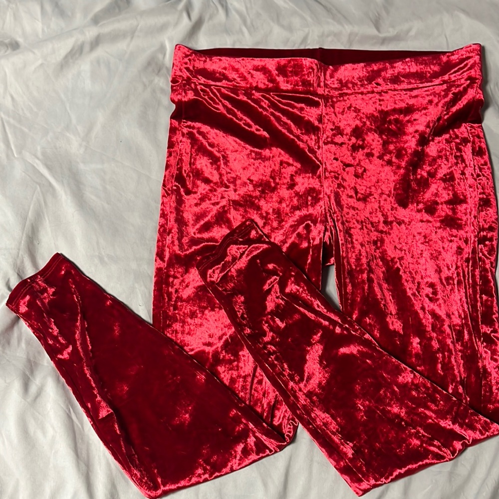Torrid velvet leggings!